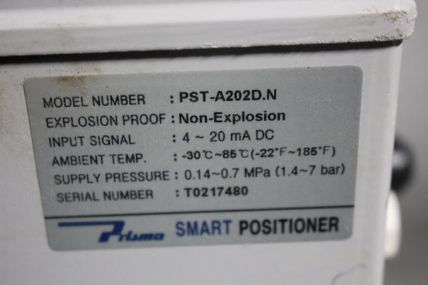 ASAHI 2" ACTUATED TEFLON VALVE W/ SMART POSITIONER  PST-A202D.N & 2484286-010