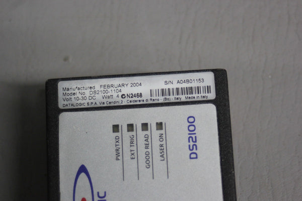 DATALOGIC DS2100 BARCODE SCANNER DS2100-1104