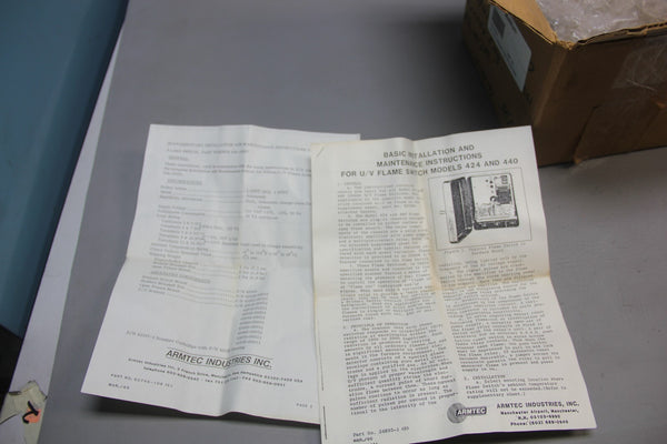 NEW EDISON UV FLAME SWITCH 424 424-10435