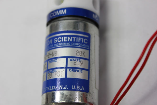 Valcor Scientific Subminiature Teflon® Diaphragm Solenoid Valve SV20-2