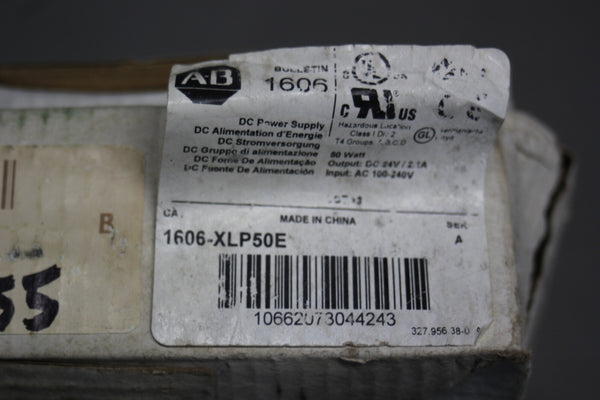 NEW ALLEN BRADLEY POWER SUPPLY   1606-XLP50E SER. A