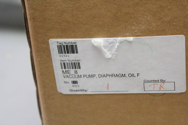 NEW VACUUBRAND ME 8 VACUUM DIAPHRAGM PUMP 696183