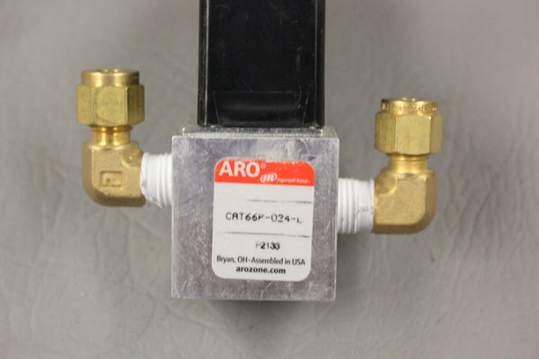 ARO SOLENOID AIR CONTROL VALVE CAT66P-024-L F2133 (SHORT CORD)