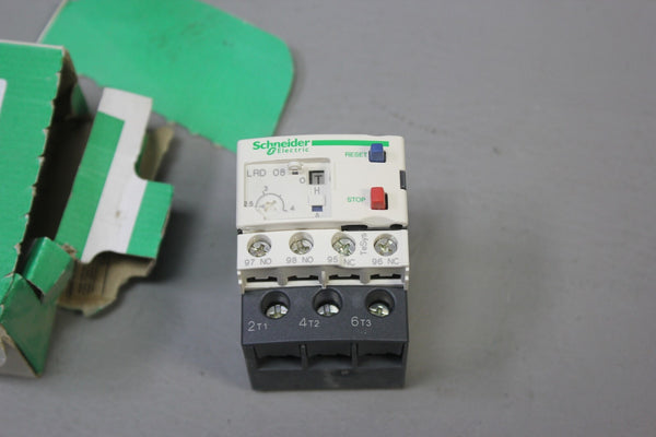NEW SCHNEIDER OVERLOAD RELAY    LRD08