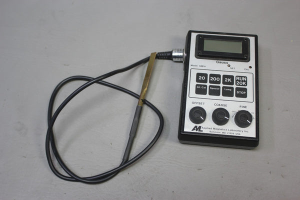 APPLIED MAGNETICS GAUSS METER GAUSSMETER WITH PROBE GM1A PT-70