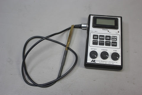 APPLIED MAGNETICS GAUSS METER GAUSSMETER WITH PROBE GM1A PT-70