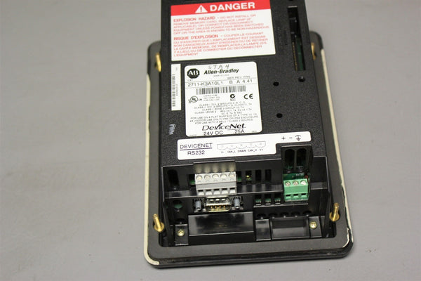 ALLEN BRADLEY PANELVIEW 300 HMI OPERATOR INTERFACE PANEL 2711-K3A10L1 B  #3