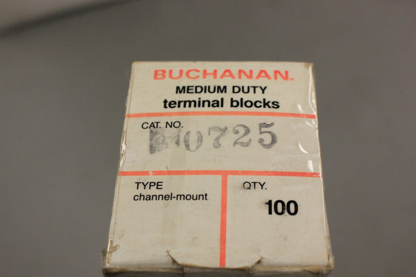 98 PCS BUCHANAN 0725 TERMINAL BLOCKS