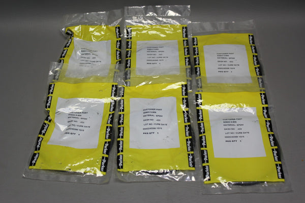 LOT OF 6 NEW PARKER EPDM O-RINGS  E0603 5-989