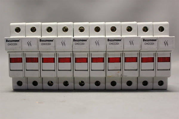 Lot of 5 BUSSMANN FUSE HOLDER 30AMP CHCC2DI