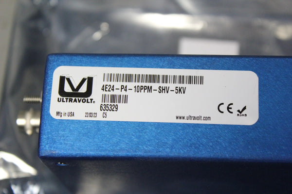 ULTRAVOLT E SERIES 5KV HIGH VOLTAGE POWER SUPPLY 4E24-P4-10PPM-SHV-5KV