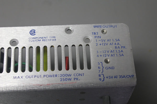 POWER ONE POWER SUPPLY SPL200-5100P