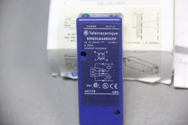 NEW TELEMECANIQUE ULTRASONIC PROXIMITY SENSOR SM650A44800FP
