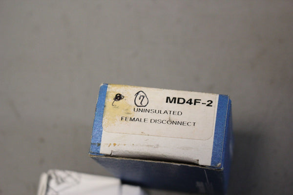 NEW THOMAS & BETTS MD4F-2 UNINSULATED FEMALE DISCONNECT LOT OF 7