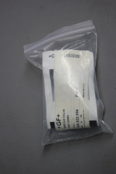 NEW +GF+ PVDF CORROSION RESISTANT NEEDLE VALVE 155.522.556