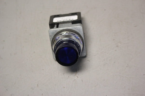 UNUSED SIEMENS 52PL4N5 BLUE ILLUMINATED PUSHBUTTON