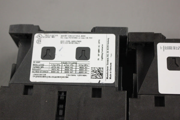 NEW SIEMENS SIRIUS CONTACTOR LOT OF 2 LEN00C004120B