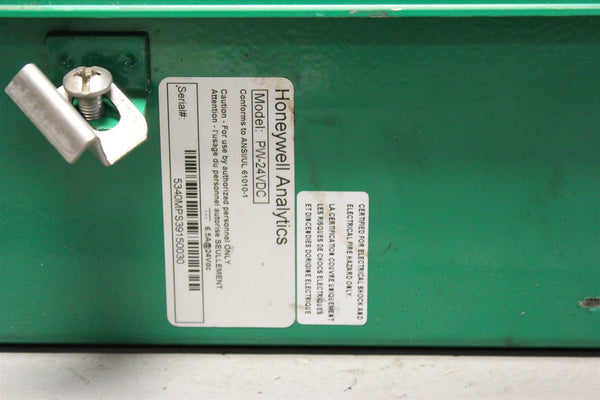 HONEYWELL ANALYTICS POWER SUPPLY 24V PW-24VDC