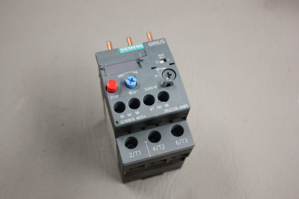 SIEMENS SIRIUS OVERLOAD RELAY 3RU2126-4NB0