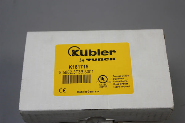 NEW TURK KUBLER 5882 SERIES ABSOLUTE MULTITURN ENCODER T8.5882.3F3B.3001