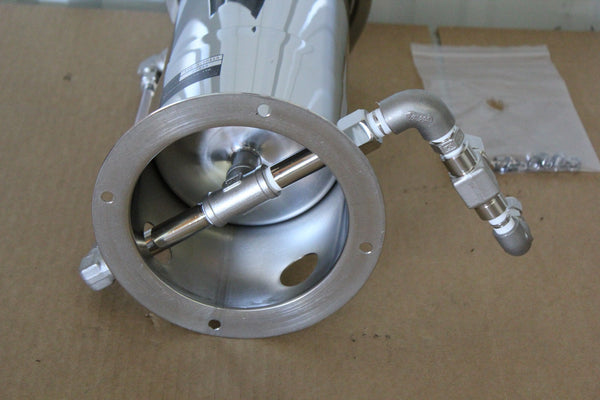 UNICONTROLS TZB-3-I0413 STAINLESS STEEL VACUUM LIQUID TANK