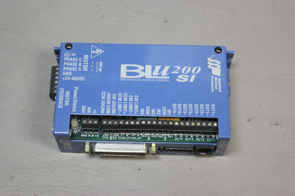 APPLIED MOTION BRUSHLESS SERVO DRIVE P/N: BLU200SI