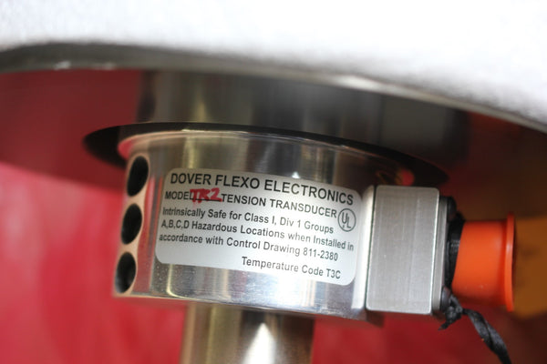 NEW DOVER FLEXO WEB PRESS IDLER ROLLER WITH TENSION TRANSDUCER