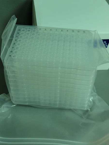 NEW OLYMPUS PLASTICS 0.2 ML 96 WELL PCR PLATE 27-108 FLAT RIM 10 PLATES