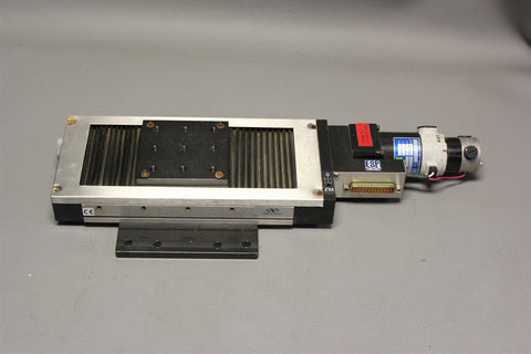 NEWPORT PRECISION LINEAR STAGE WITH SERVO MOTOR UTM100CC1HL & UE404CC