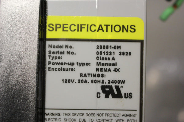 UNUSED WOODHEAD GROUND FAULT CIRCUIT INTERRUPTER 20051-0M