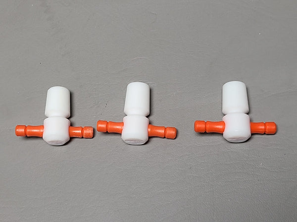 3 NEW CHEMGLASS #13 PTFE FLASK LENGTH STOPPER