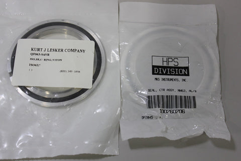 1 Lesker +1 MKS Stainless Steel/Aluminum Centering Ring QFO63-SAVR 100760706