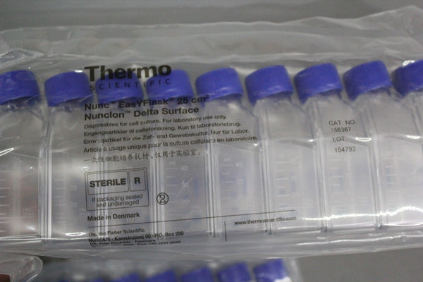 6 NEW BAGS OF 10 THERMO NUNC EASY FLASK NUNCLON DELTA SURFACE 25cm2 156367