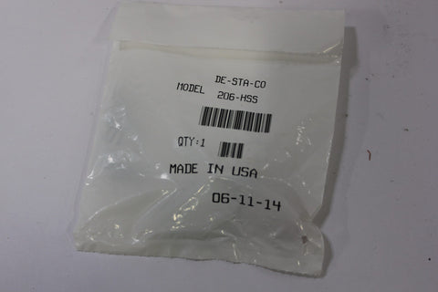 DE-STA-CO Destaco Flanged Base High U-Bar Horizontal Hold-Down Clamp 206-HSS