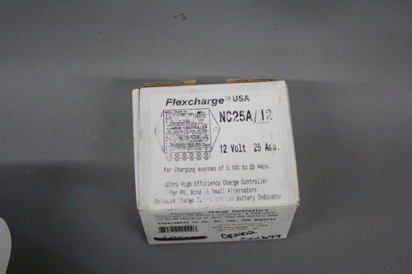 NEW FLEXCHARGE CHARGE CONTROLLER NC25A/12 12V 25A