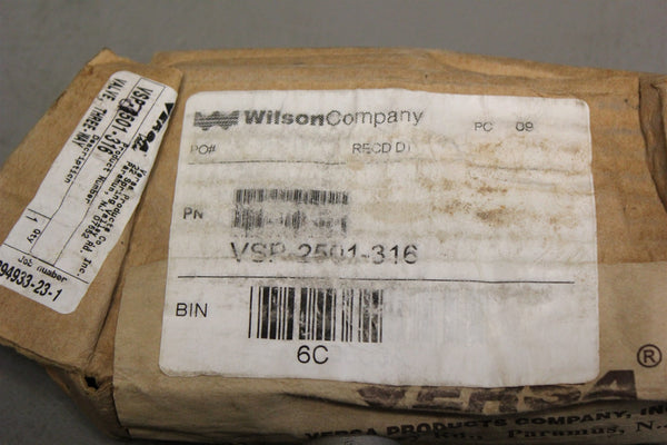 UNUSED VERSA STAINLESS STEEL 3 WAY VALVE MANIFOLD VSP-3501-316