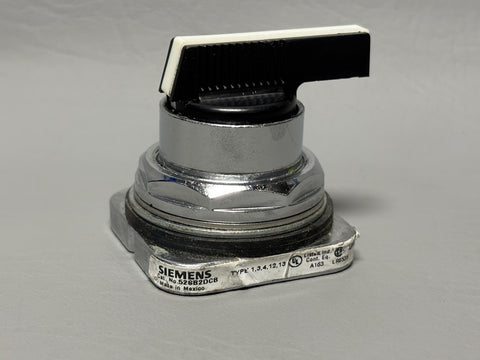 SIEMENS 52SB2DCB SELECTOR SWITCH CONTROL