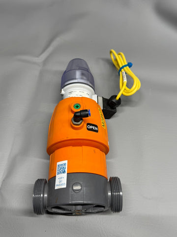 GEORG FISCHER  PNEUMATICALLY ACTUATED VALVE #1 WITH 199190305 POSITION INDICATOR