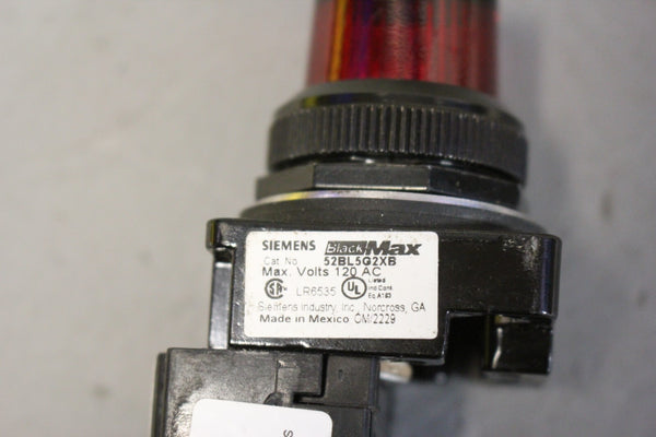 UNUSED SIEMENS RED PILOT LIGHT  52PL4U2