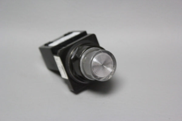 SIEMENS BLACK MAX CLEAR PILOT LIGHT 52BL4MA W/ 52AAIMB