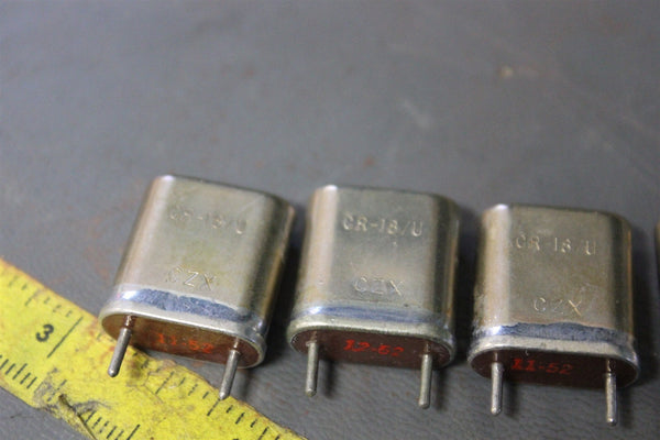 LOT OF 5 VINTAGE NOS CZX RADIO CRYSTAL CR-18/U 8275.000 KC HAM