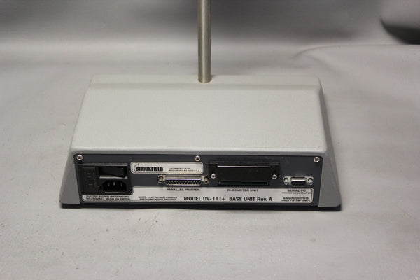 BROOKFIELD PROGRAMMABLE RHEOMETER WITH BASE UNIT DV-III+