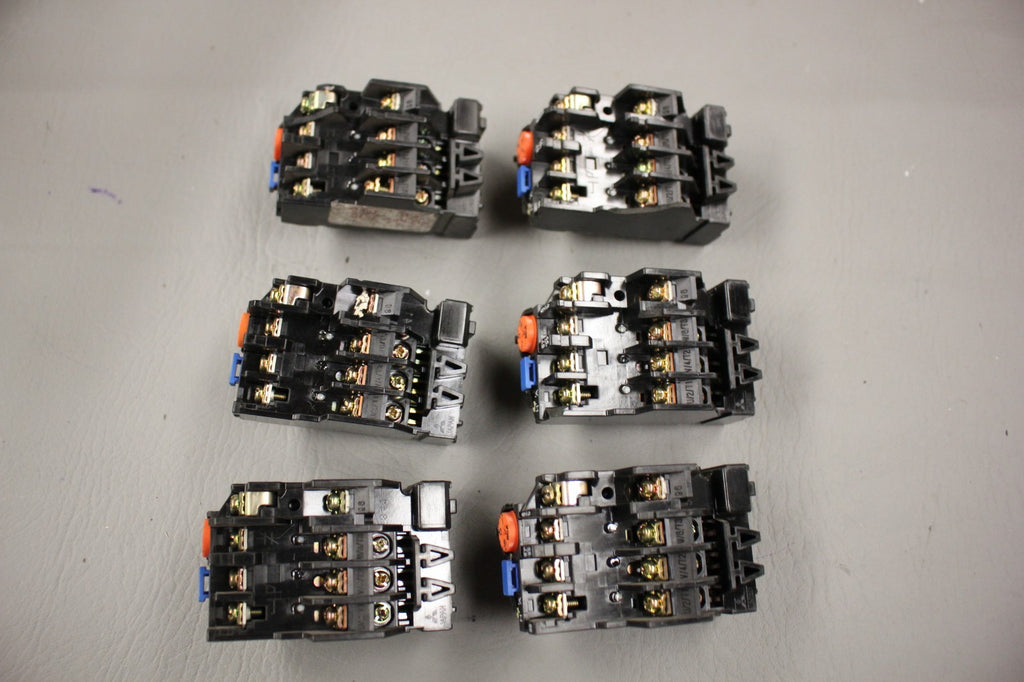 LOT OF 6 MITSUBISHI ELECTRIC THERMAL OVERLOAD RELAY TH-K12AB KP