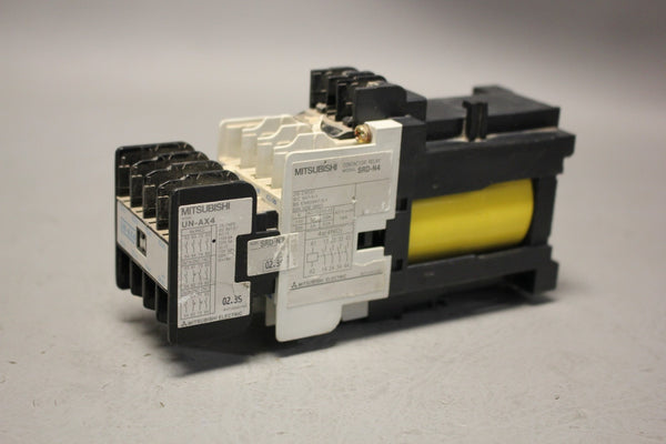 MITSUBISHI CONTACTOR WITH AUXILARY CONTACT BLOCK UN-AX4