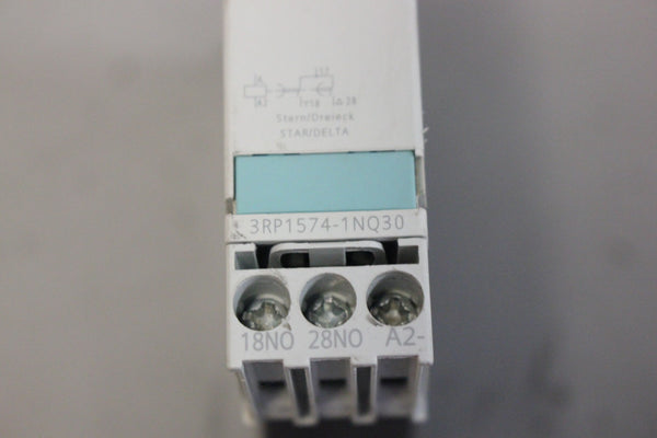 SIEMENS STAR DELTA TIMING RELAY 3RP1574-1NQ30