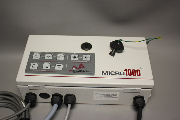 ACCUWEB MICRO 1000 WEB GUIDE SYSTEM W/CONTROLLER ACTUATOR AND SENSOR CTL 1000-02