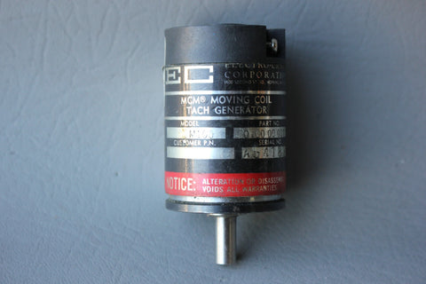 ELECTRO-CRAFT MCM® MOVING COIL TACH GENERATOR M100 0100-00-017