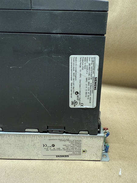 SIEMENS MICROMASTER PROFIBUS DRIVE+FILTER 6SE6440-2UD17-5AA1, 6SE6400-2FA00-6AD1