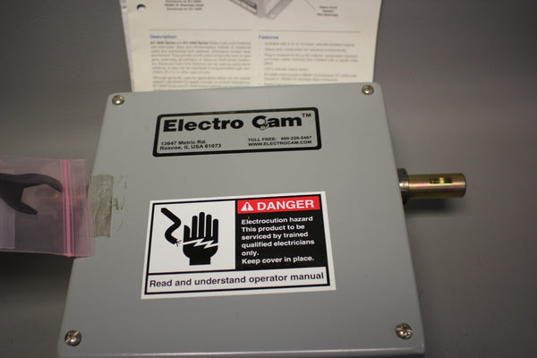 UNUSED ELECTRO CAM SOLID STATE ROTARY CAM LIMIT SWITCH  EC-3008-10-ADO