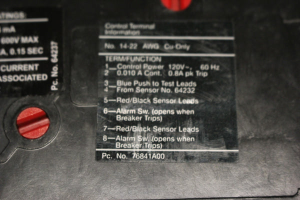SIEMENS GROUND FAULT KIT GF01ED60BCA